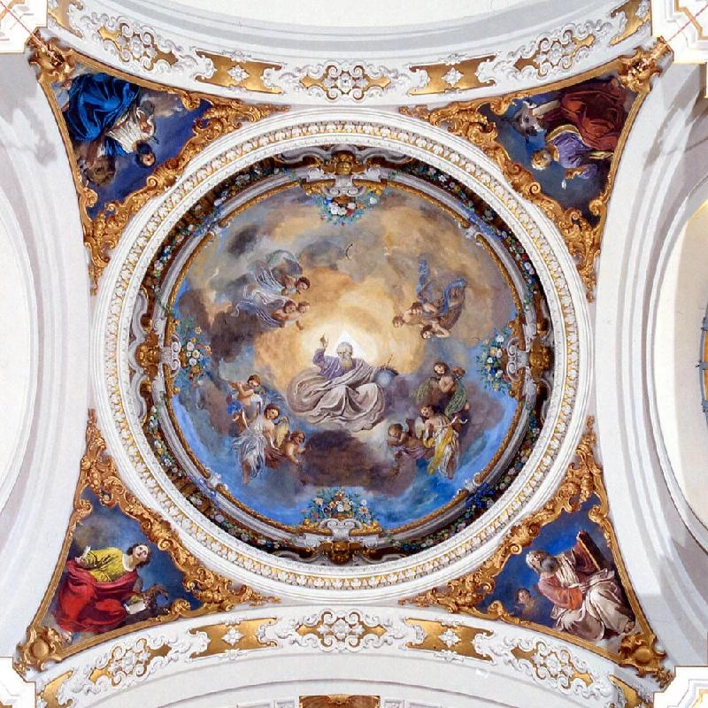 murale Dio Padre benedicente